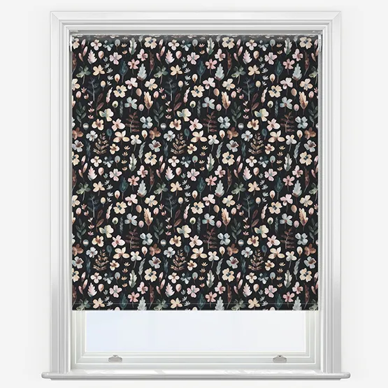 Sonova Studio Flores Midnight Slate Roller Blind