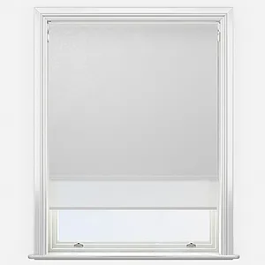 Isla Whisper & White Double Roller Blind