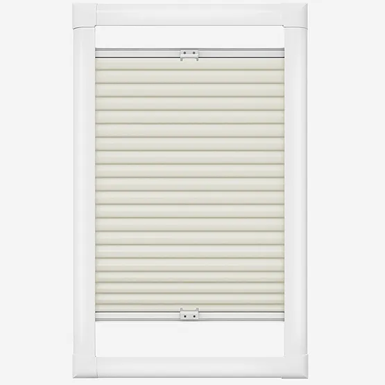 Double Sided Ecocell Blackout Pearl Perfect Fit Pleated Blind