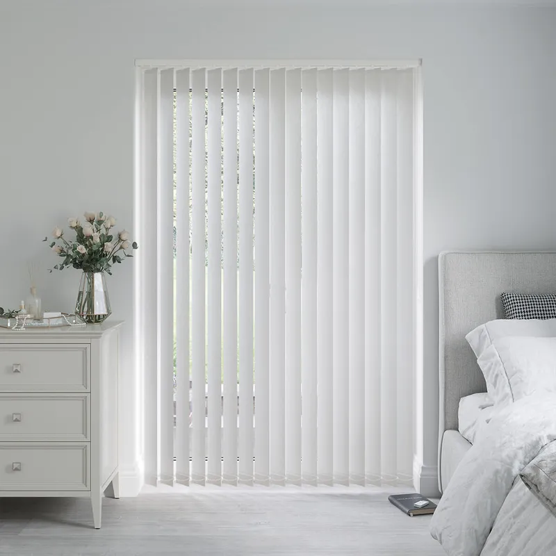 Auckland White Vertical Blinds