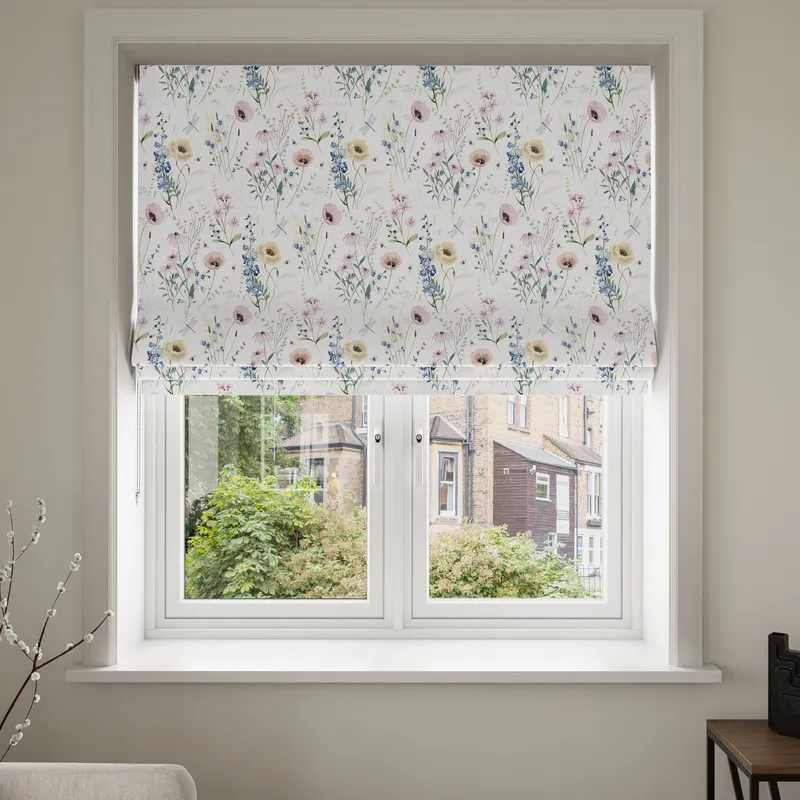 Laura Ashley Alford Meadow Delpinium Blue Blinds Uk