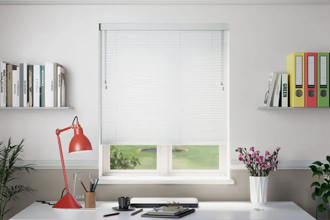 Galaxy Matt White - Venetian Blinds