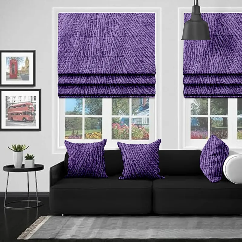 Eb Mersin Lilac Roman Blind