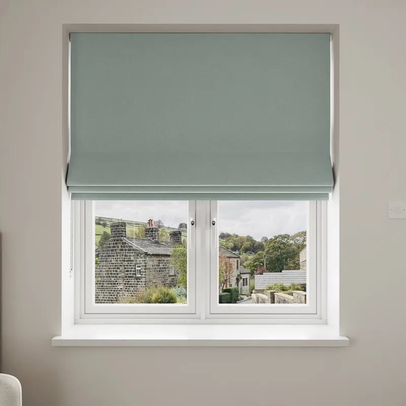 Laura Ashley Easton Grey Green Blinds Uk