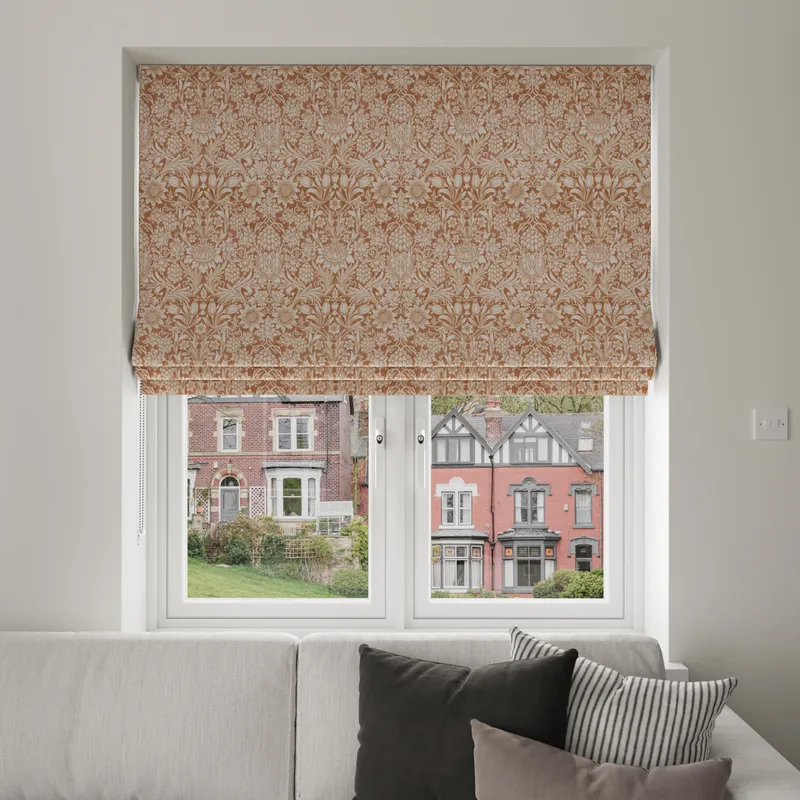 William Morris At Home Sunflower Madder Blinds Uk