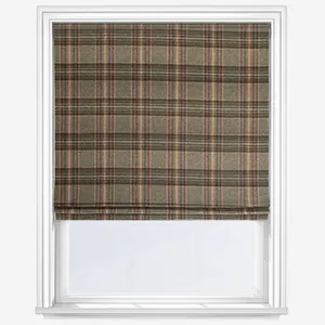 Moon Coates Sage Red Roman Blind