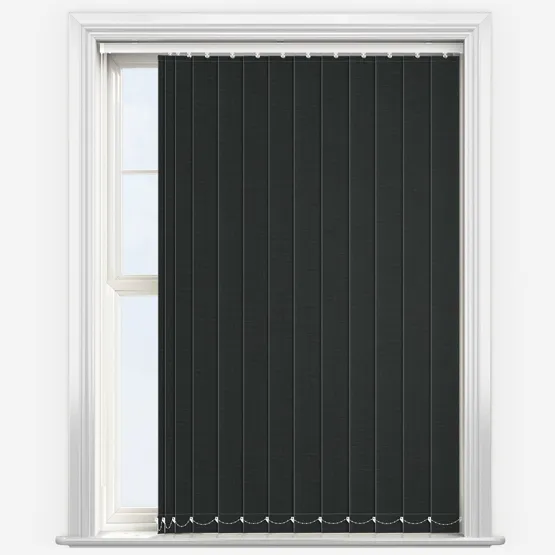 Aqualush Black Vertical Blind