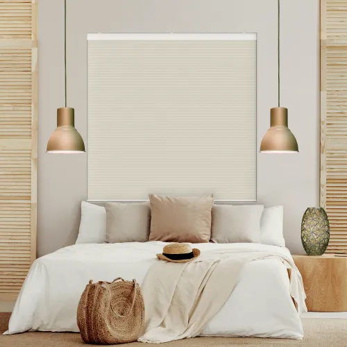 Velto Sand Blackout Cordless Honeycomb Pleated Blind