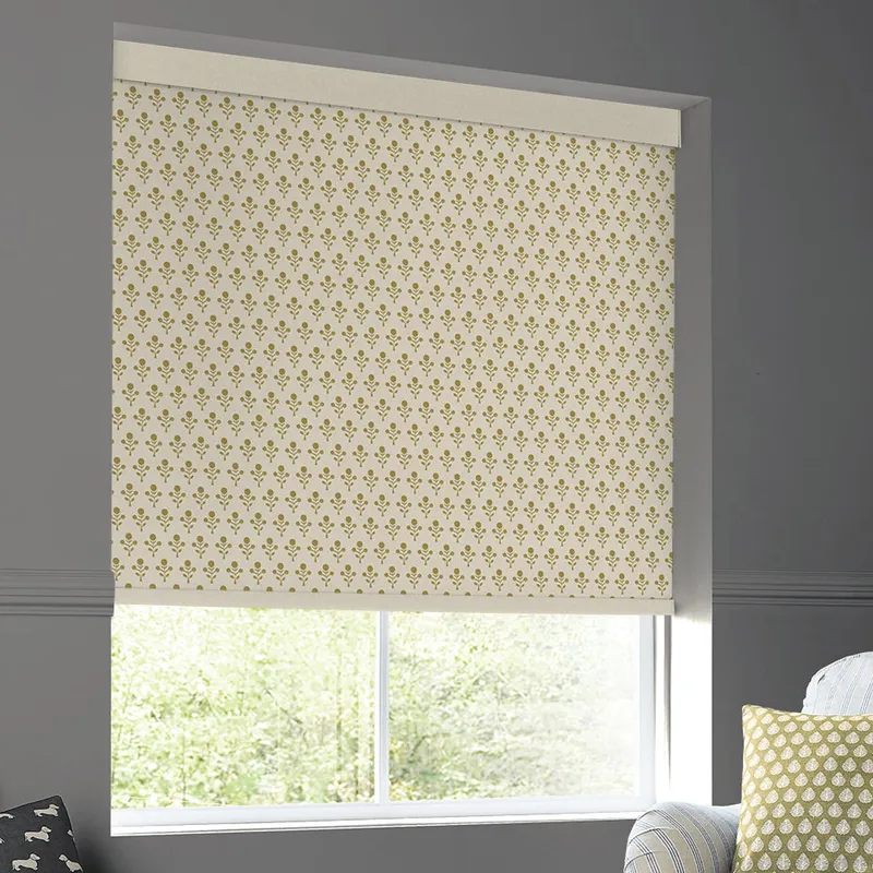 Emily Bond Hawthorn Translucent Made To Measure Roller Blind Gold