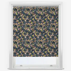 Sonova Studio Petal Pattern Midnight Blue Roller Blind