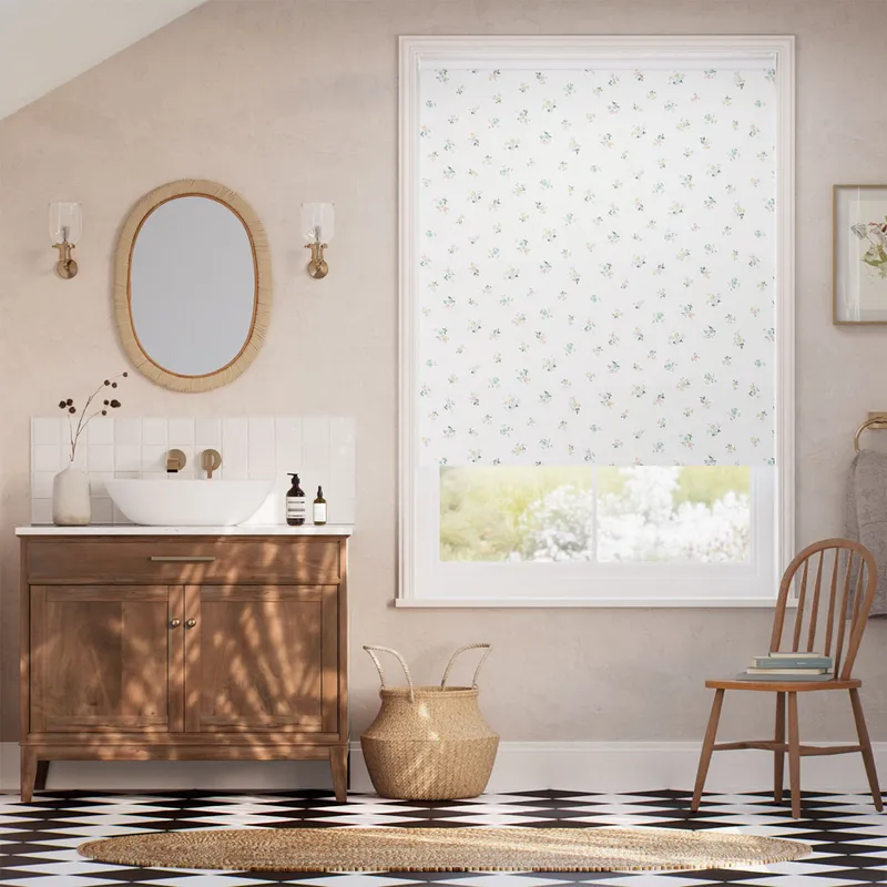 Twist2go Posy Corsage Cream Roller Blind