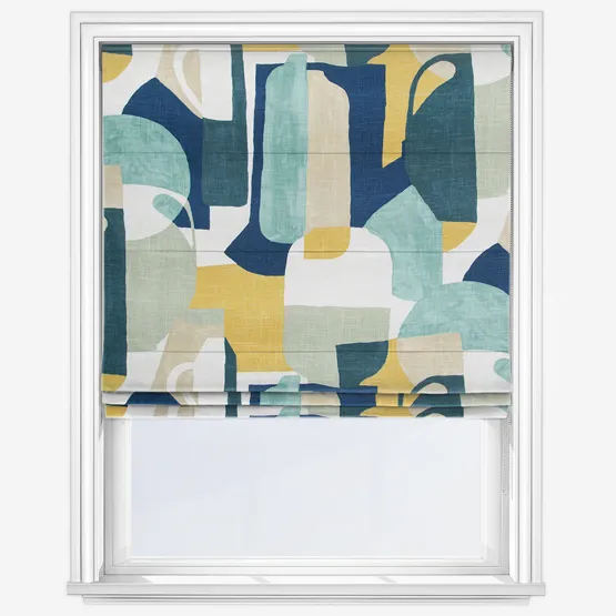 Edinburgh Weavers Athena Ocean Roman Blind