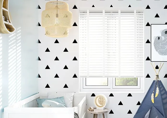 Ecowood Deluxe Frost White Satin - Venetian Blind