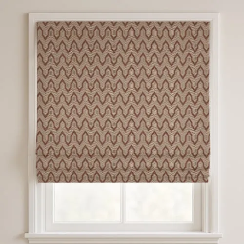 Karma Rust Deluxe Roman Blinds
