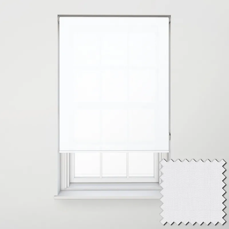Unicolour White Extra Wide Electric Roller Blinds