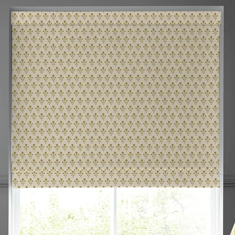 Emily Bond Hawthorn Made To Measure Roman Blind Gold