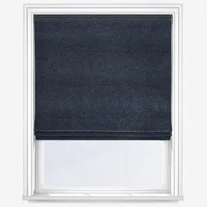Milan Denim Blue Roman Blind