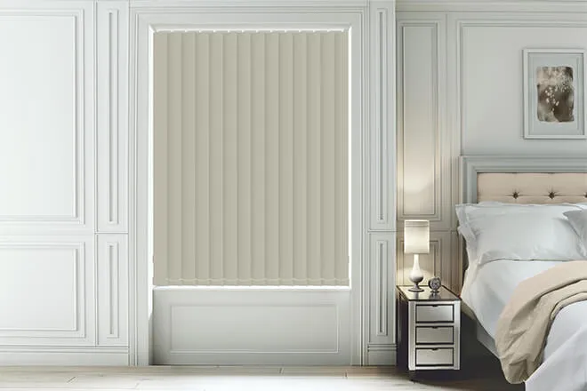Ibiza Beige - Blackout Vertical Blind