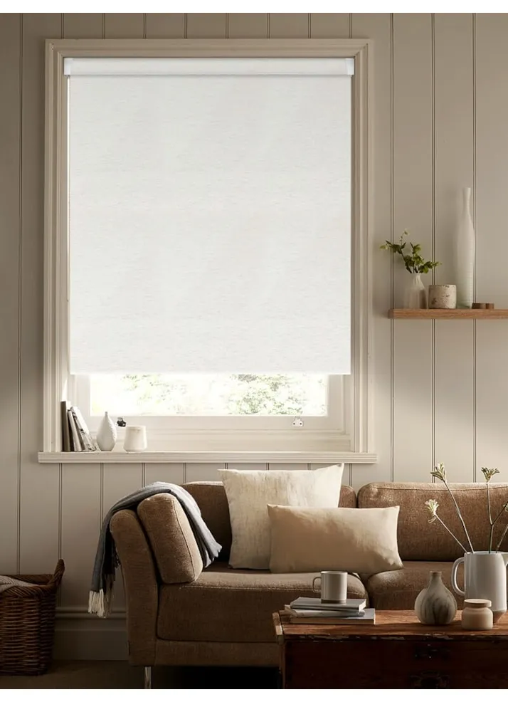 Linen Blackout Grip Fit® No Drill Roller Blind
