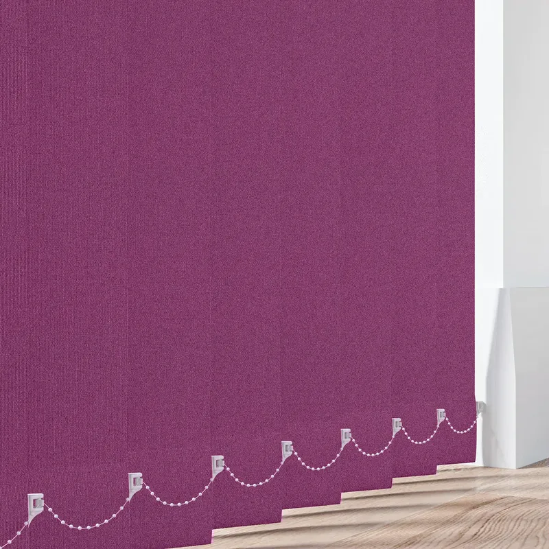 Cairo Blackout Rasberry Vertical Blind