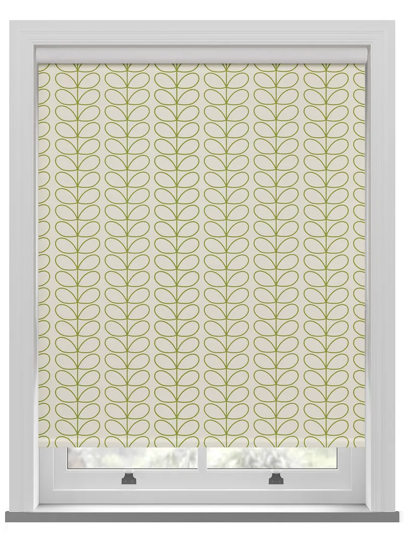 Orla Kiely Linear Stem Dark Grass Green Roller Blind