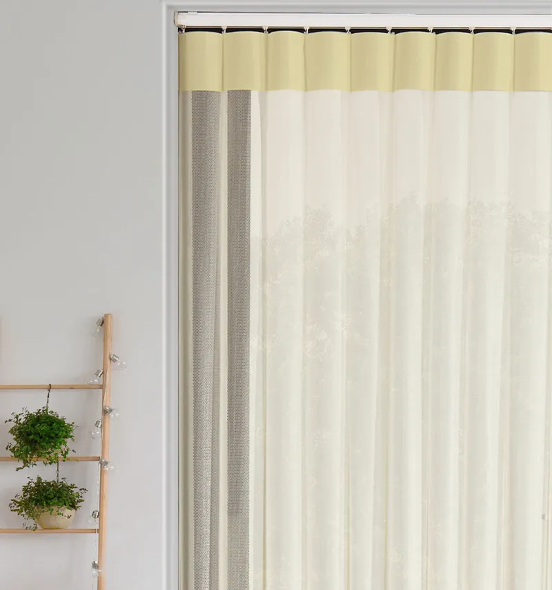 Vista Calico Fire Retardant Allusion Blinds