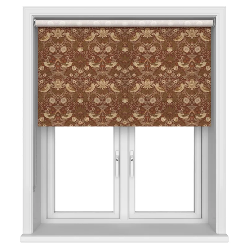 William Morris At Home Strawberry Thief Acorn Blinds Uk