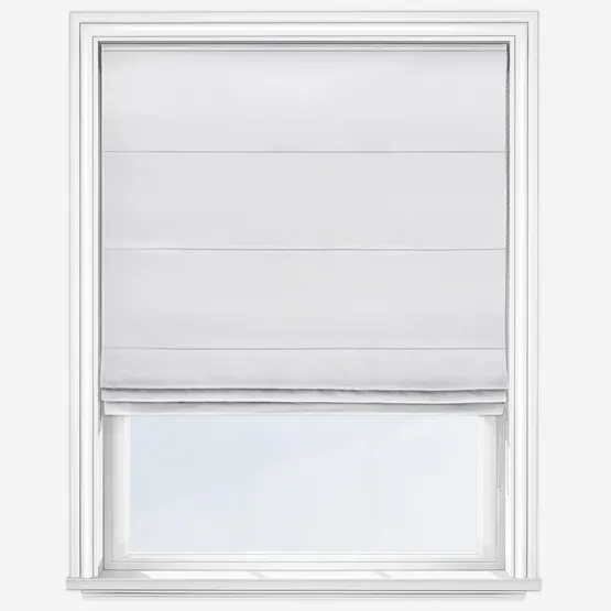 Carrera White Roman Blind