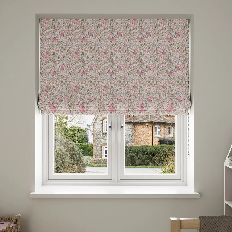 Laura Ashley Rowena Peony Pink Blinds Uk