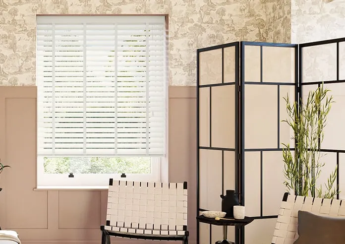 Ecowood Deluxe Absolute White Satin - Venetian Blind