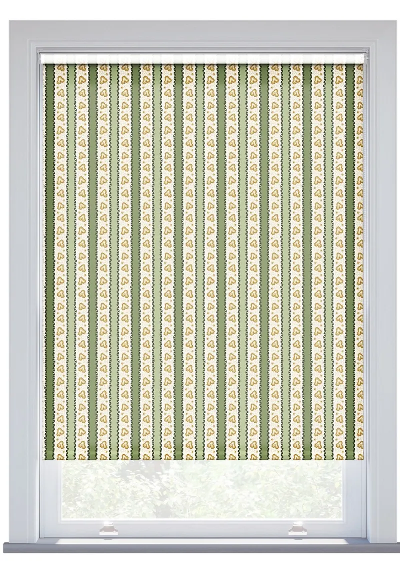 Jl X Sanderson Frisk Stripe Nettle Roller Blind