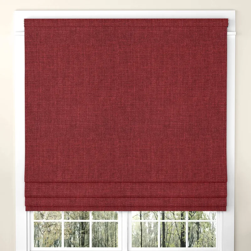 Ante Decor Fjord Made To Measure Roman Blind Red