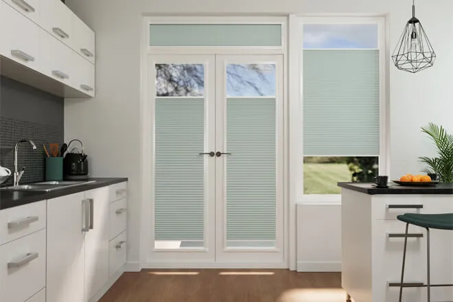 Classic Mint Green - Perfect Fit Cellular Blackout Blind