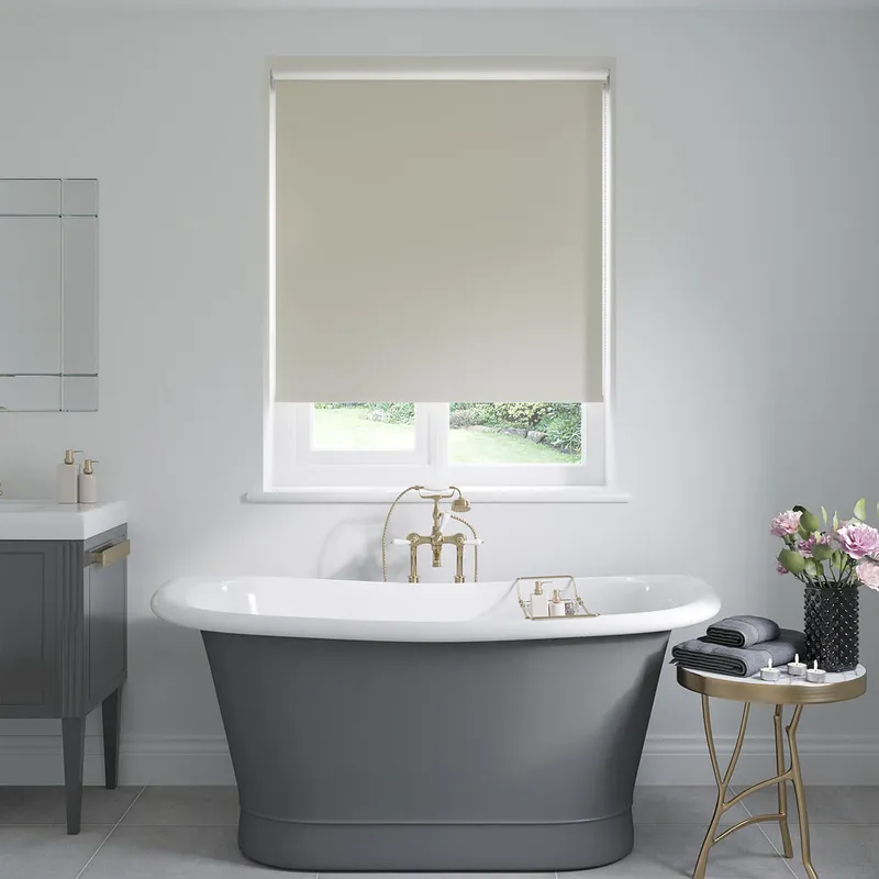 Barcelona Paper White Roller Blinds