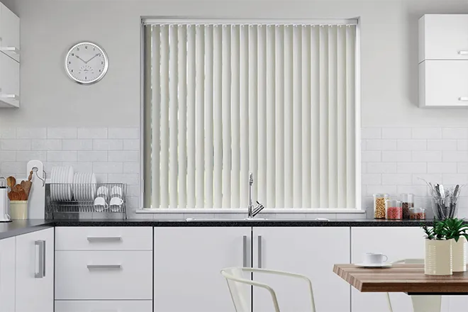 Dari Cream - Rigid Pvc Vertical Blind