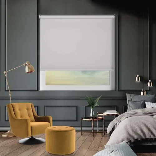 Bedtime Natural Grey Cordless Roller Blind