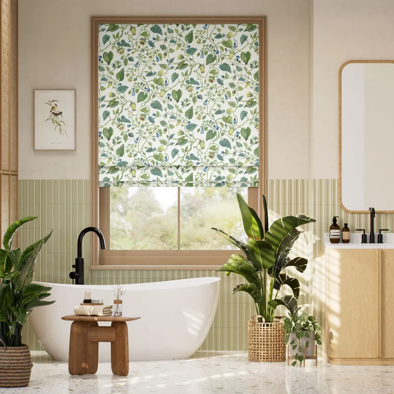 Himalayan Trail Forest Green Roman Blind