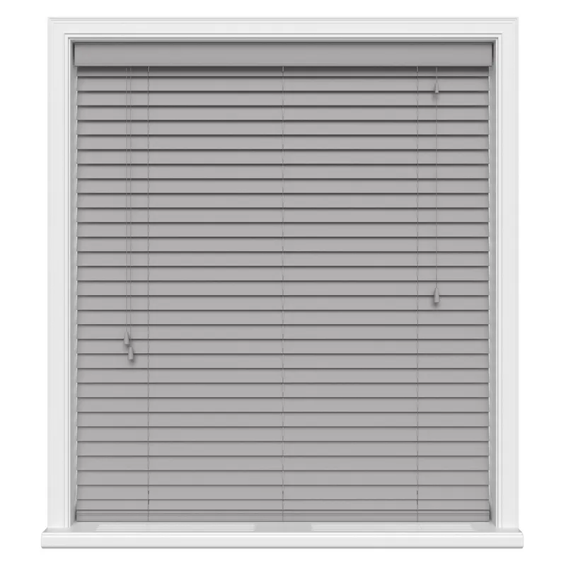 Ash Grey Real Wood Blinds Uk