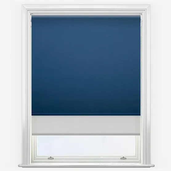 Double Roller Spectrum Blackout Blue & Grey Double Roller Blind