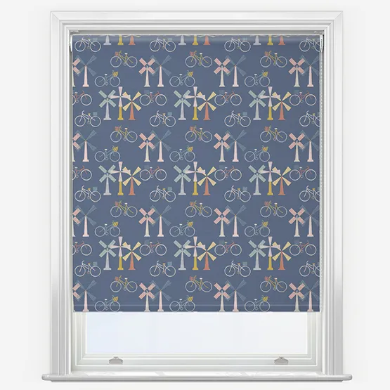 Sonova Studio Dutch Living Dusky Blue Roller Blind