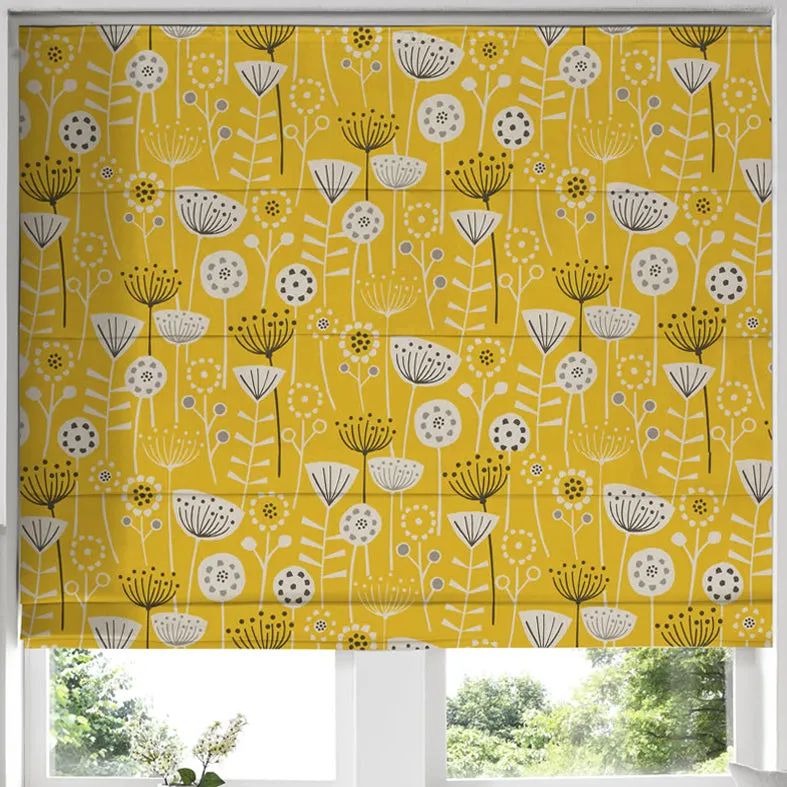 Bergen Made To Measure Roman Blind Ochre