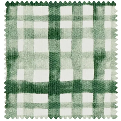 Gingham Evergreen Light Filtering Vertical Blinds