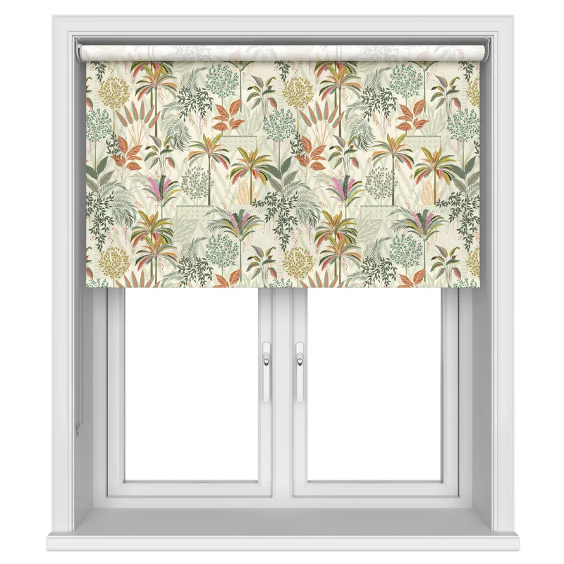 Sara Miller Palm Garden Light Stone Blinds Uk