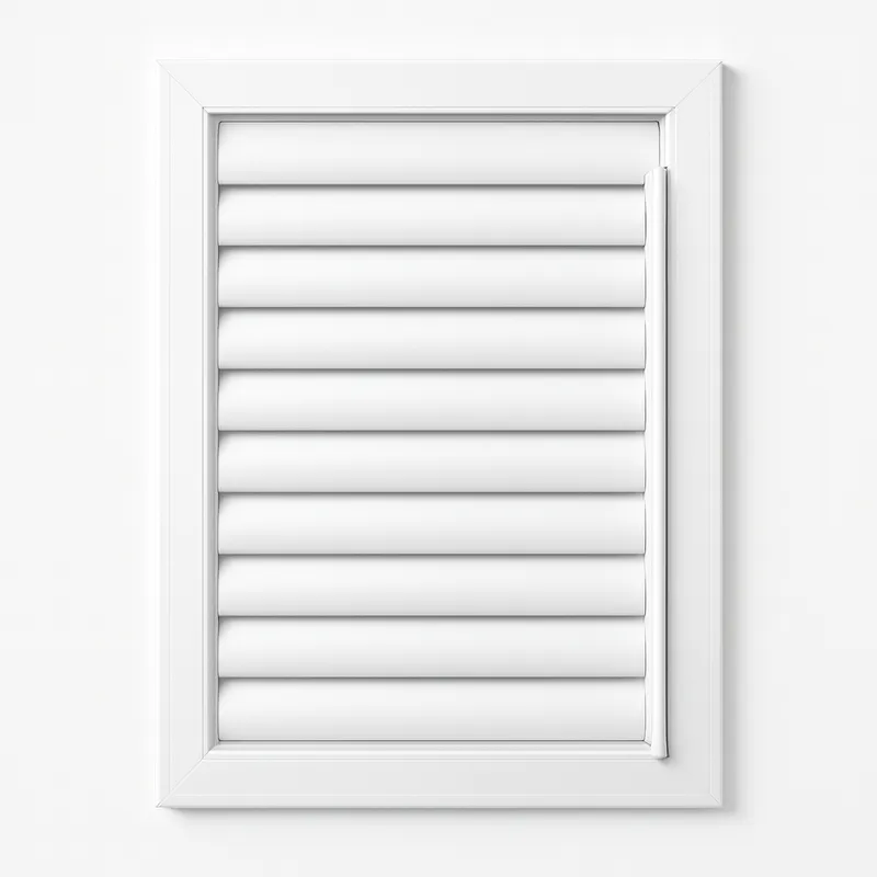 No Drill Shutter Blinds - Sierra Ice White Perfect Fit