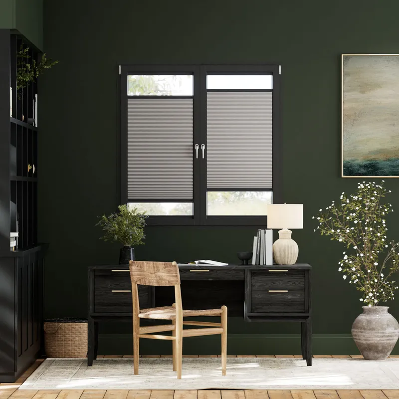 Stick On Duoshade Graphite Thermal Blind