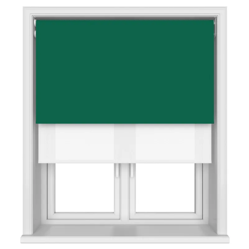 Bella Cacti Motorised Double Roller Blind Blind Uk