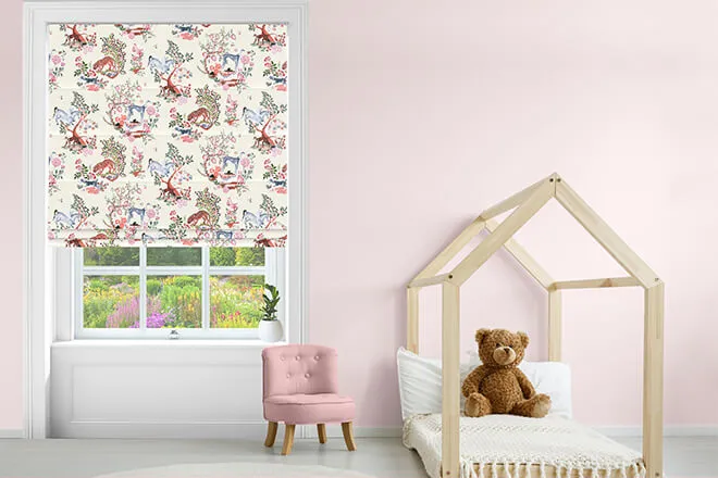Cath Kidston Magical Kingdom Cream - Designer Roman Blind
