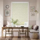 Twist2go Indian Summer Flowers Rose Pink & Polka Dot Red Roller Blind
