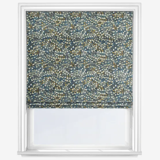 Edinburgh Weavers Mini Camphora Ink Roman Blind