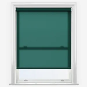 Deluxe Plain Forest Green Roller Blind